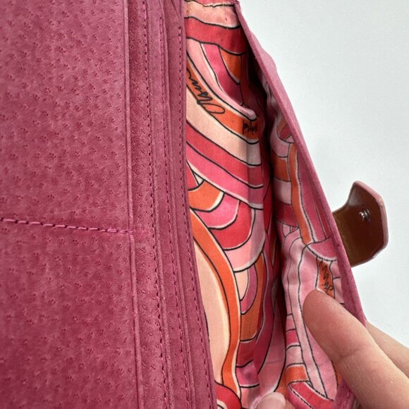 Sigrid Olsen Wallet Tan Leather Clutch Zip Pocket Cards Holder Money Pouch Lined - Picture 7 of 12